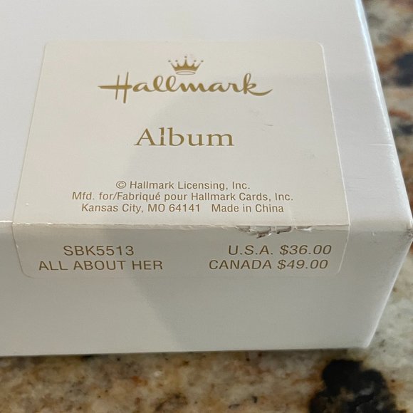 Hallmark Album " All About Her" Scrap book - Picture 5 of 5